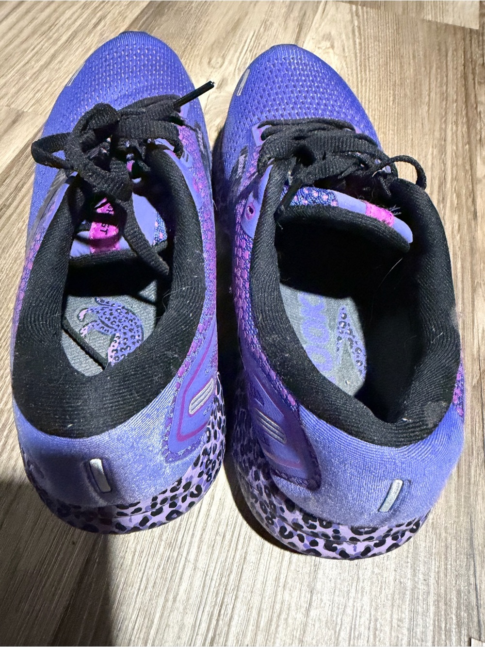 Brooks Women's Running Shoe in Purple with Black Accents and Pink Trim - Picture 7 of 10